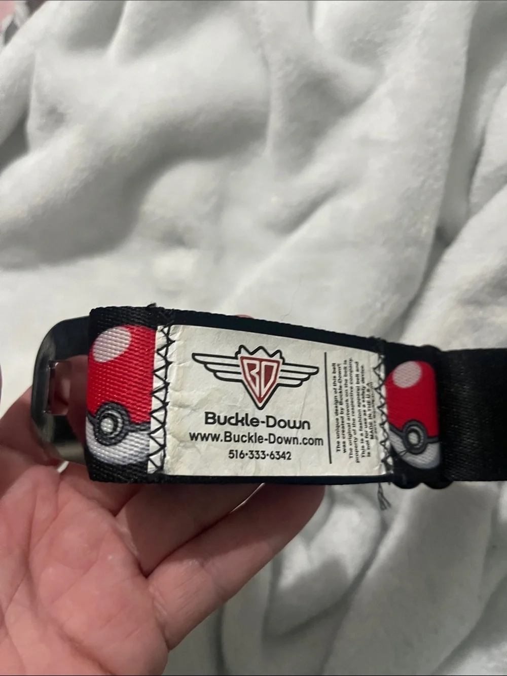 Buckle Down Pokemon Seatbelt Style Boys Belt